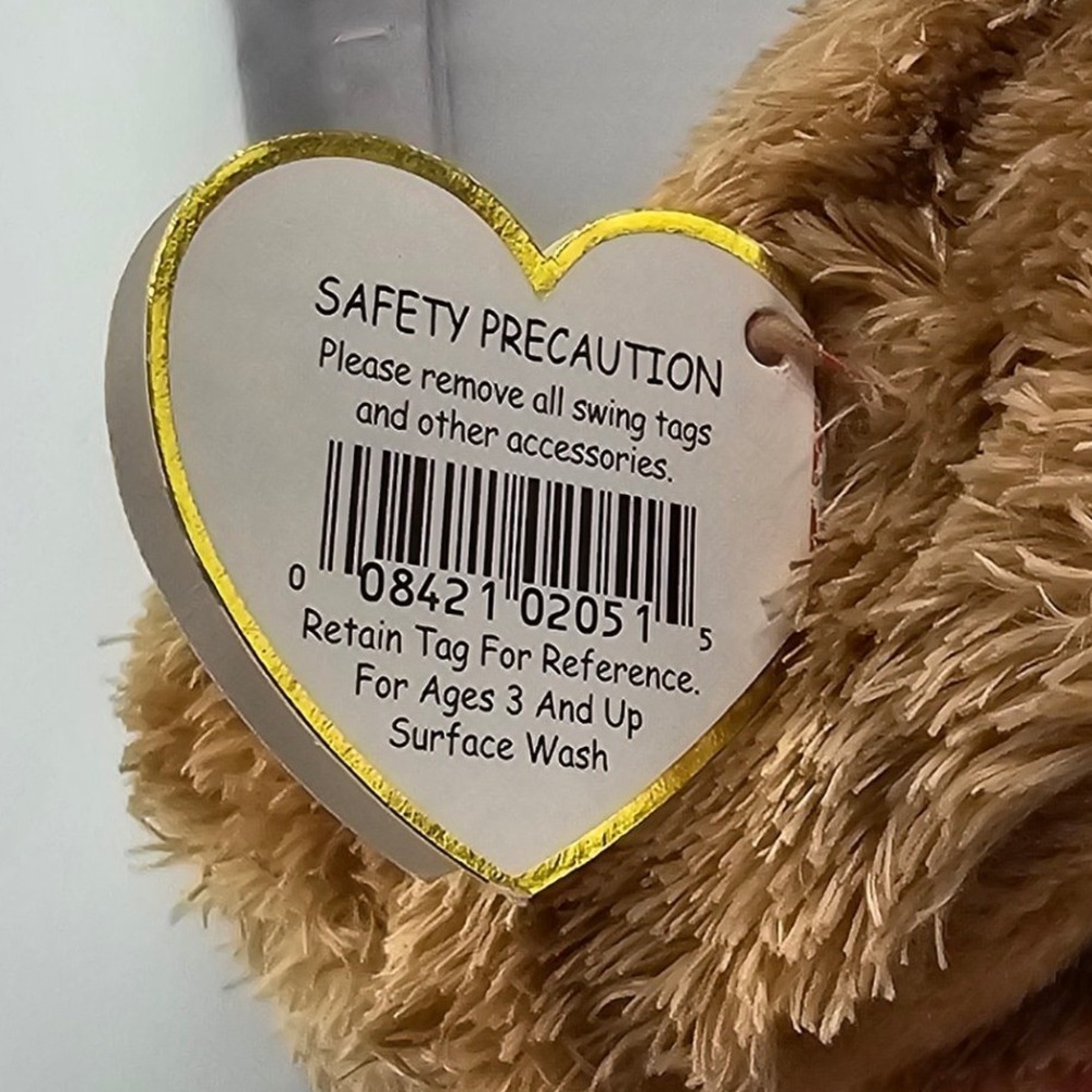 Ty Vintage 2002 Classic Cody The Dog Plush Brown Fluffy Toy Tags EUC Collectible - Picture 5 of 10